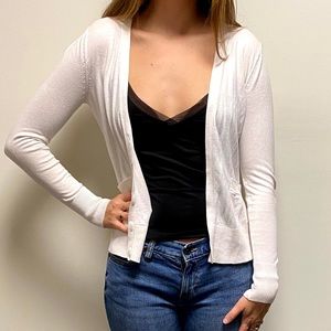 White Cardigan